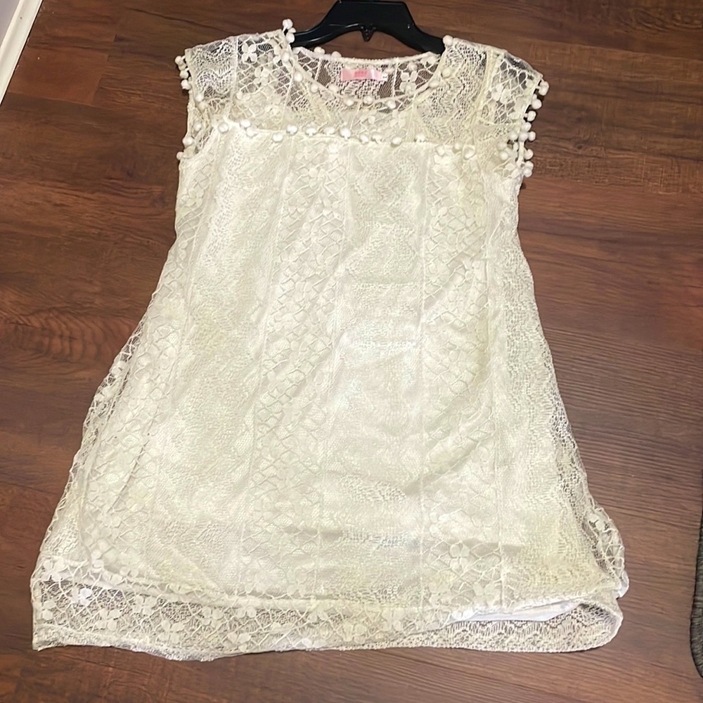 Fully lined lace dress